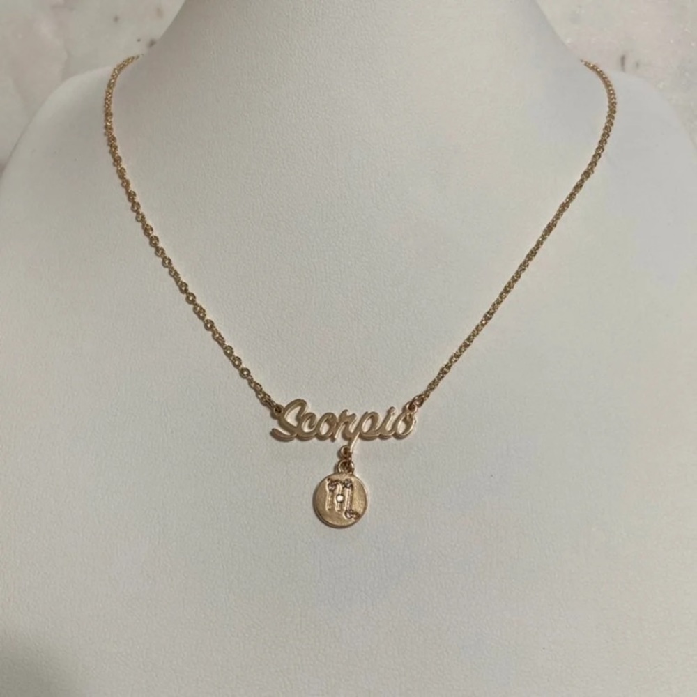 Scorpio Zodiac Necklace